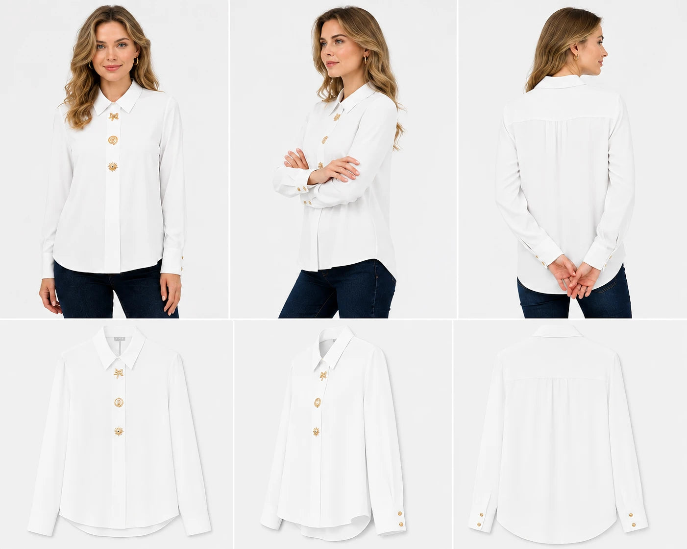 Elegant Long Sleeve Shirt
