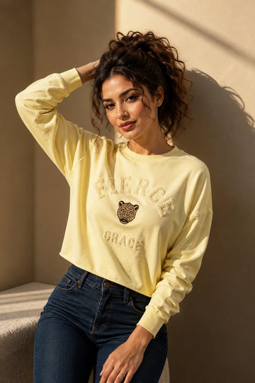 سويت شيرت Grace قصير 🐆