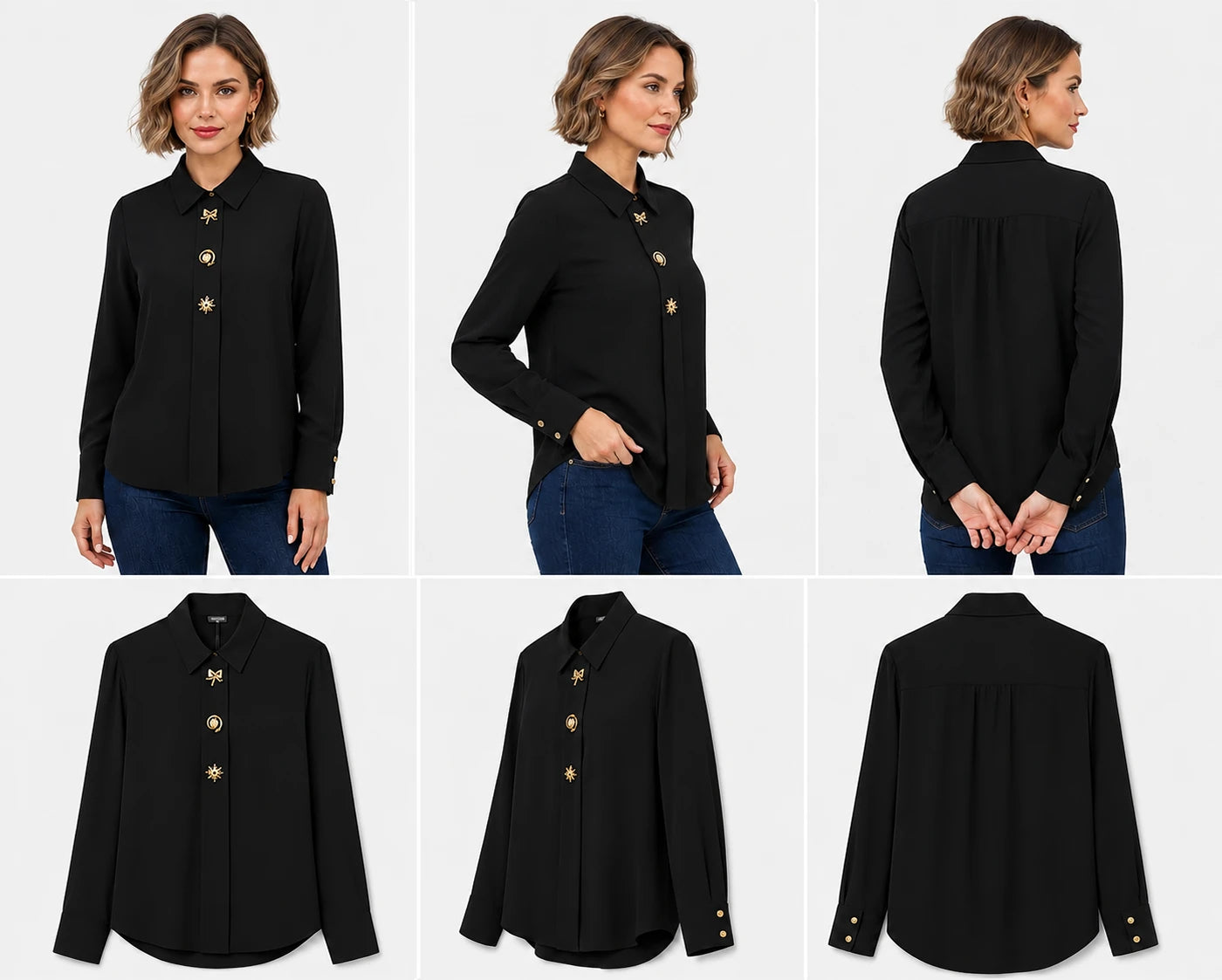 Elegant Long Sleeve Shirt