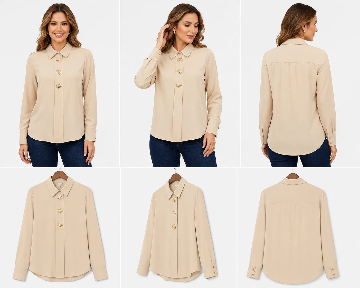 Elegant Long Sleeve Shirt