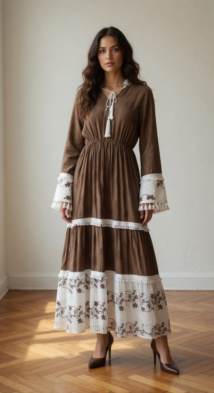 Dress brown