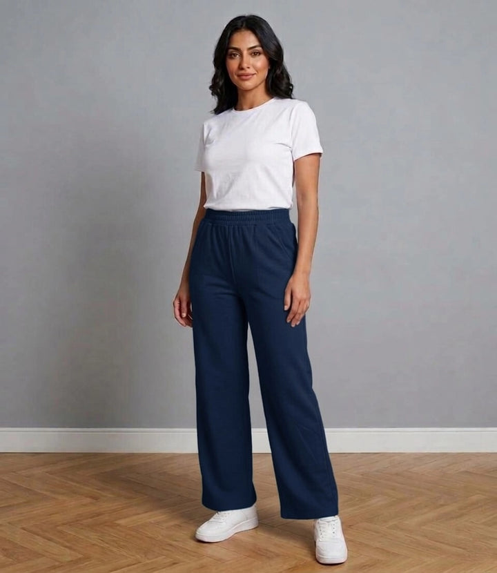 pants made from soft Milton fabric.