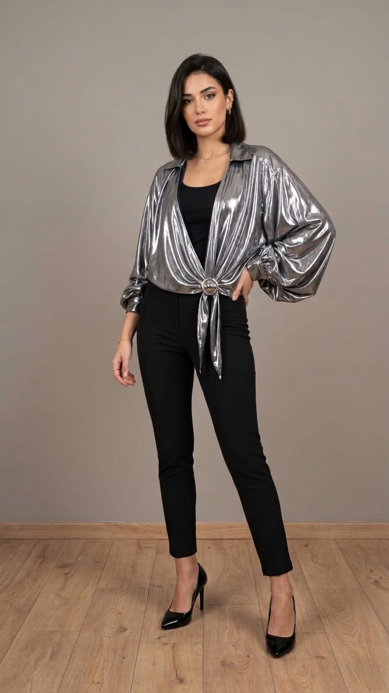 Blouse Silver