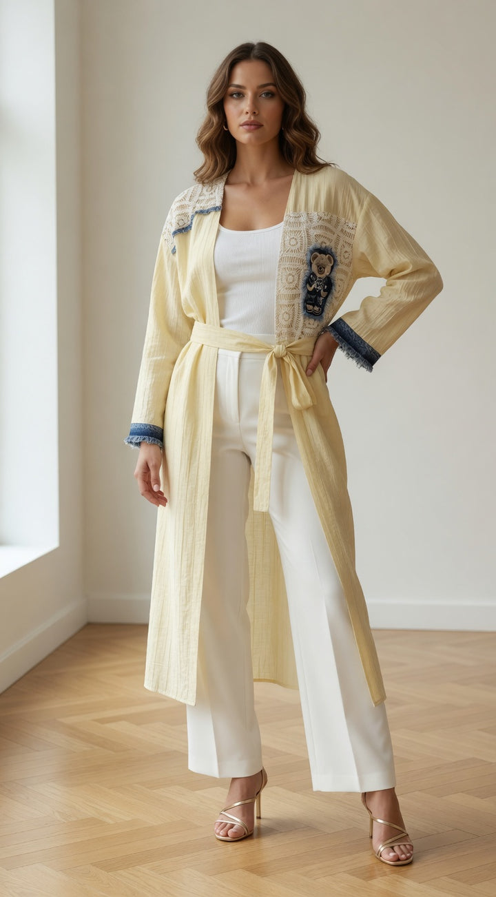 Cardigan yellow