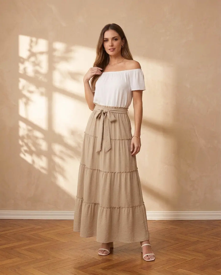 Beige Skirt
