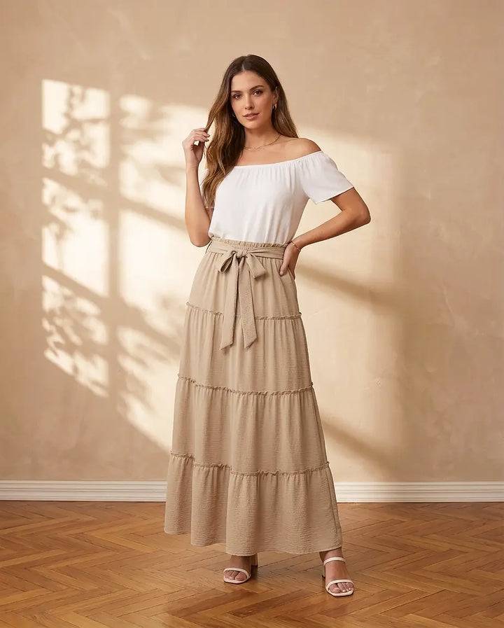 Beige Skirt