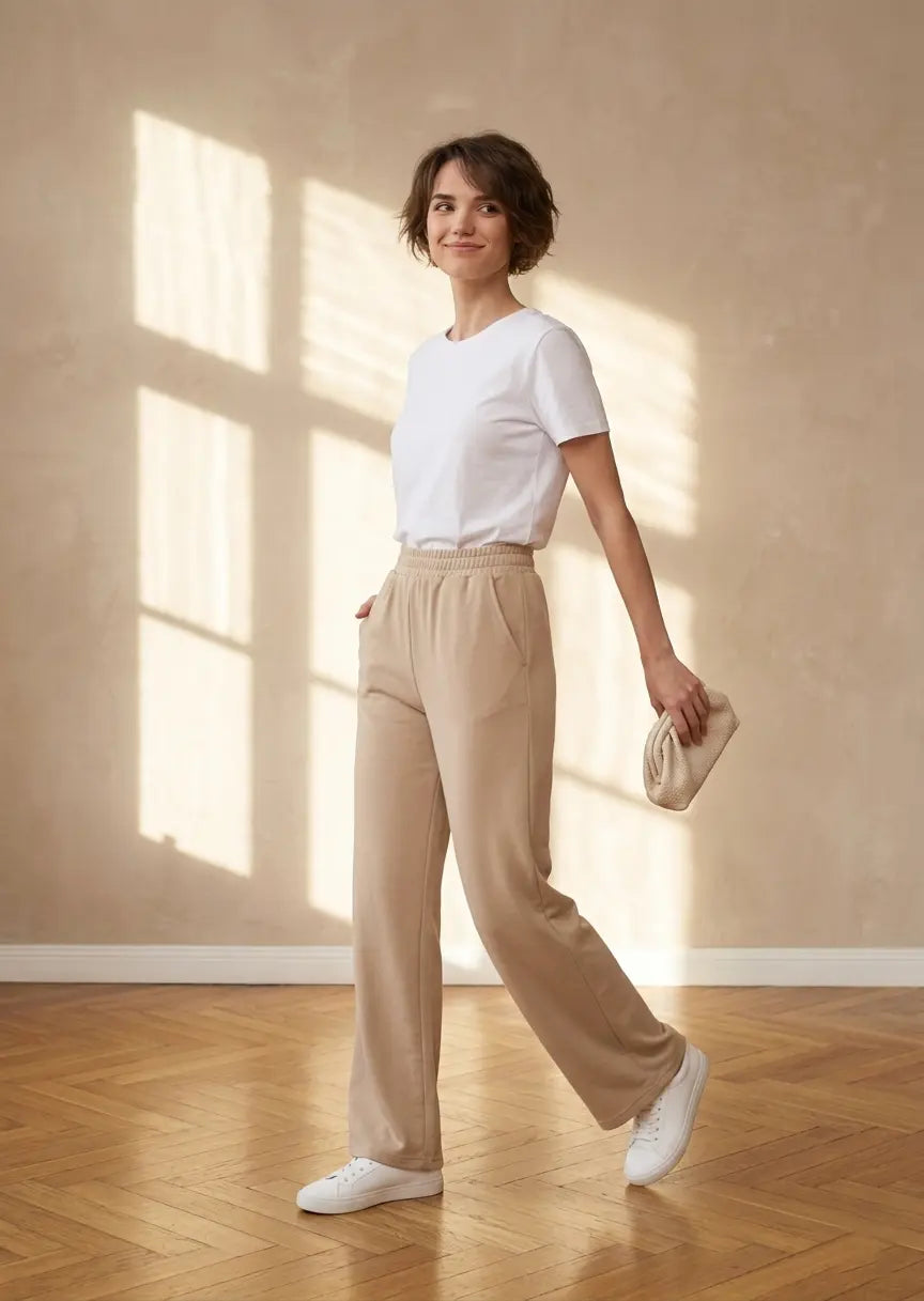 Beige Pants