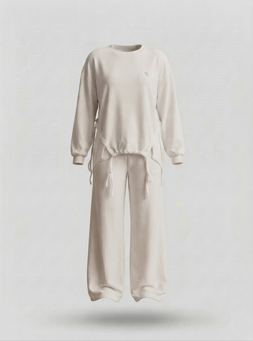 Oversized casual two-piece suit
