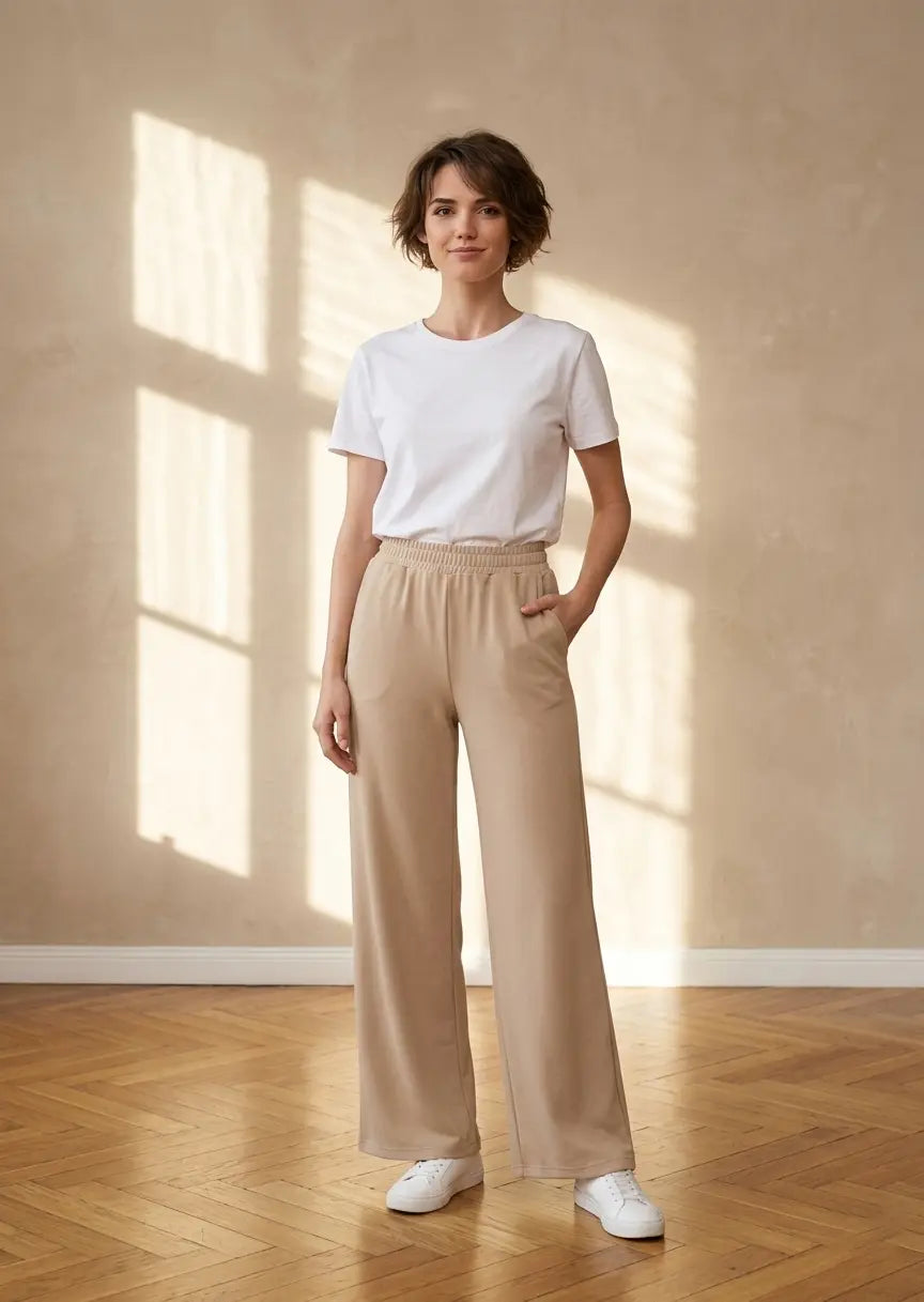 Beige Pants